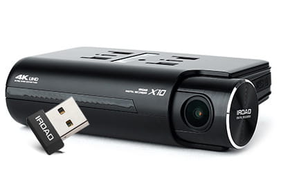 IROAD X10 video rejestrator przód 4K tył FHD 32GB