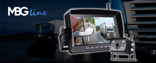 Bezprzewodowy Zestaw Cofania IPS KAMERA FHD Funkcja Rejestratora