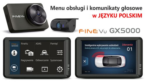 Wideorejestrator Kamera Samochodowa FineVu GX5000