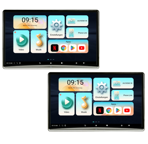 Zestaw dwóch monitorów zagłówkowych AMPIRE AMX225