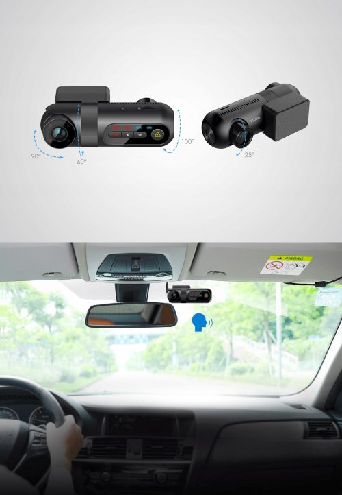 KAMERA REJESTRATOR TRASY VIOFO T130 2CH GPS WIFI