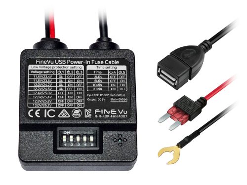 Kamera Samochodowa Wideorejestrator FineVu GX1100 CLOUD 128 gb + MODEM LTE +Zasilacz PRO