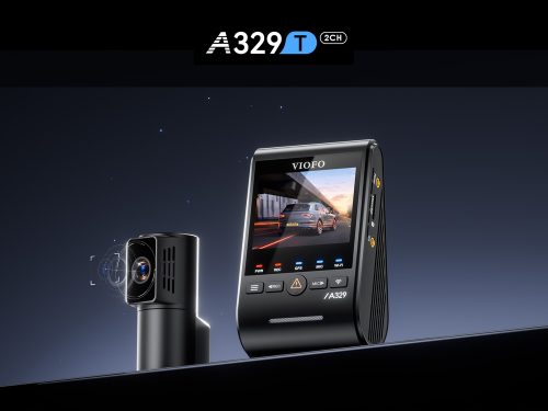 KAMERA SAMOCHODOWA VIOFO A329T 2CH 4K HDR GPS WIFI SONY STARVIS 2 TELEPHOTO