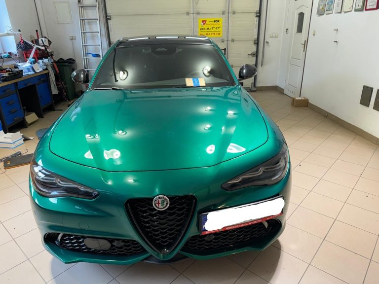 ALFA ROMEO GIULIA - realizacja montażu SerwisFox