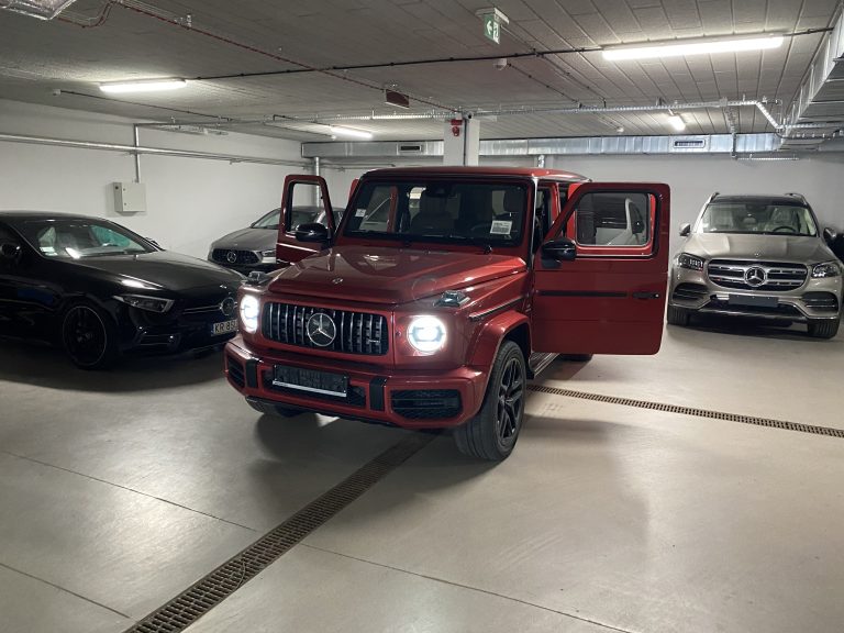 Mercedes G63 Amg - realizacja montażu SerwisFox