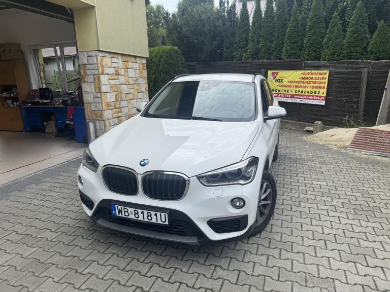 BMW X1 - realizacja montażu SerwisFox