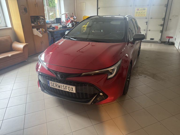 TOYOTA COROLLA GR SPORT - realizacja montażu SerwisFox