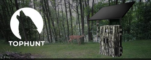 Kamera Leśna Fotopułapka Solarna TOPHUNT 2.7K 4G LTE SOLAR PODGLĄD na ŻYWO