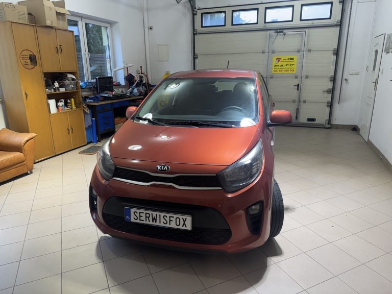 Kia Rio - realizacja montażu SerwisFox