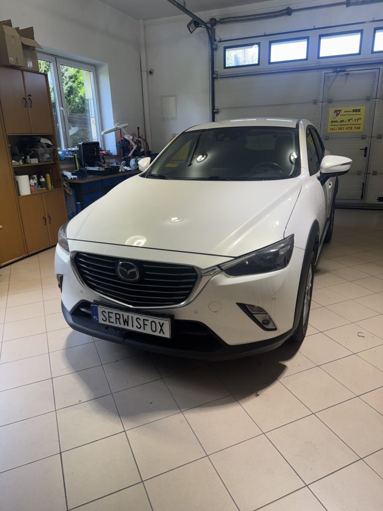Mazda CX3 - realizacja montażu SerwisFox