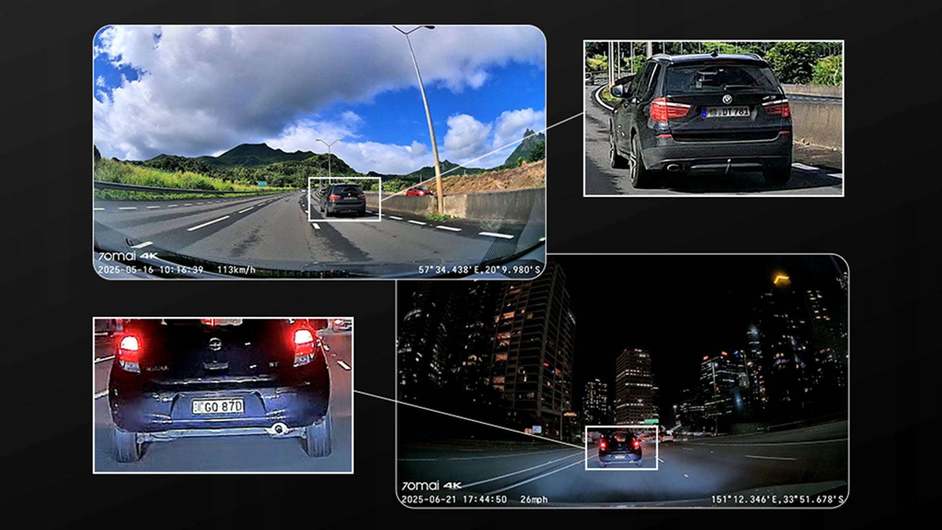 70mai-Kamera-samochodowa-A810S-4k-HDR-tylna-RC24-modul-up06-Model-Dash-Cam-A810S-RC24