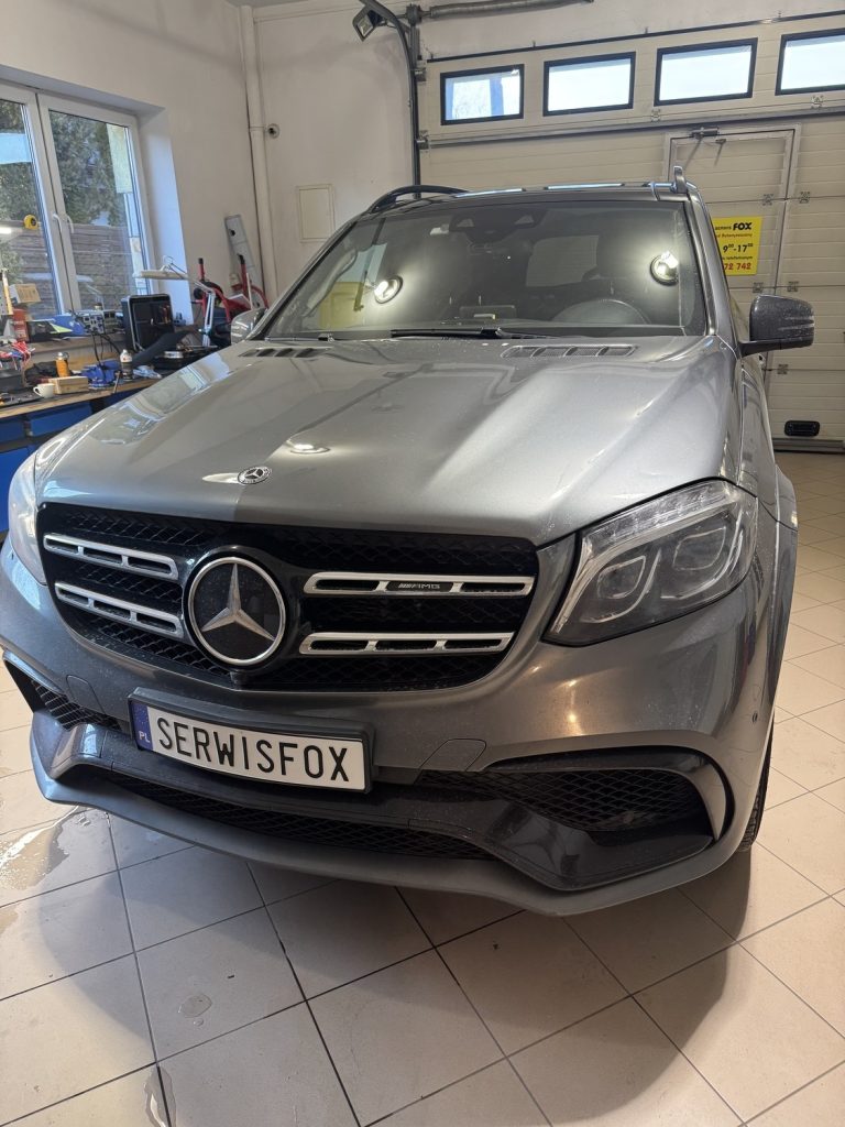 Mercedes GLS AMG63 - realizacja montażu SerwisFox