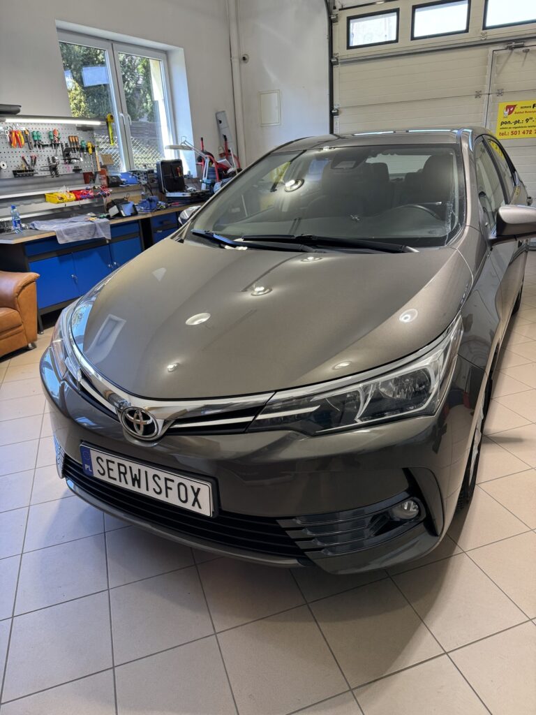 TOYOTA COROLLA - realizacja montażu SerwisFox