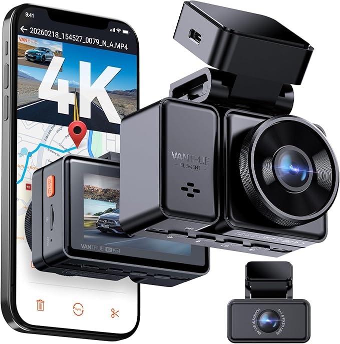 Kamera samochodowa Vantrue E2 PRO 4K+2.5K - obrazek 2