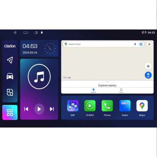 STACJA MULTIMEDIALNA .CLARION GL700(XD6125-8256-9) 9 8243; 8+256GB (ANDROID+DSP+WI-FI)