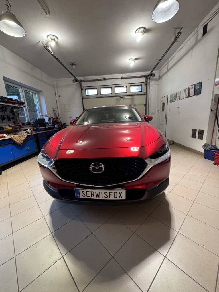 Mazda CX30 - realizacja montażu SerwisFox