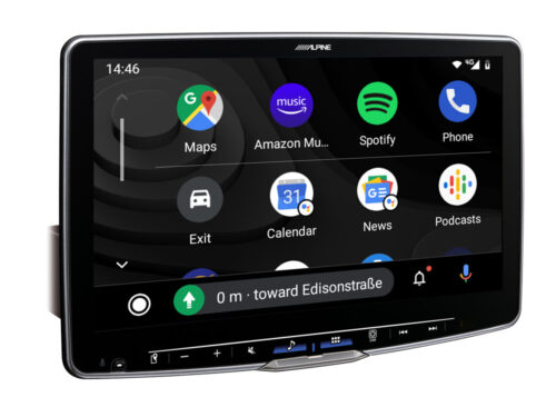 STACJA MULTIMEDIA ALPINE iLX-F115D 11′ 1-DIN APPLE CarPlay ANDROID AUTO
