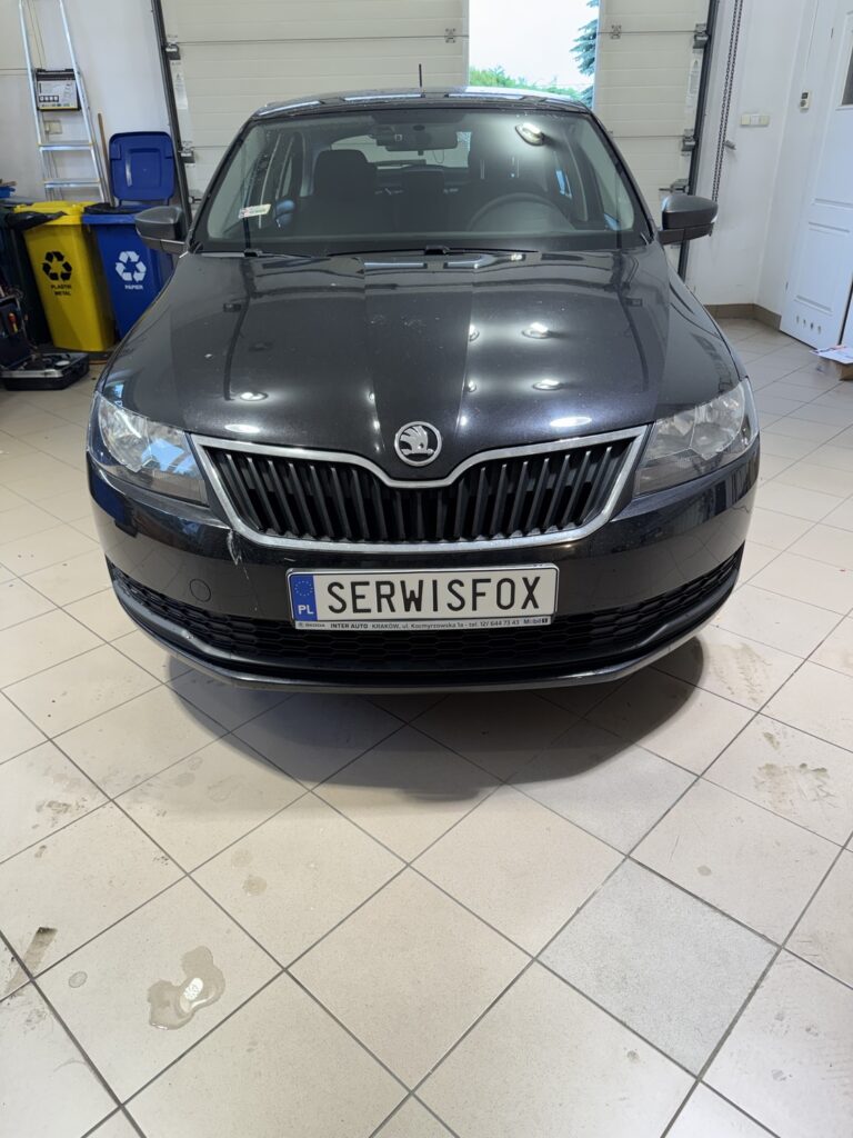 SKODA RAPID - realizacja montażu SerwisFox