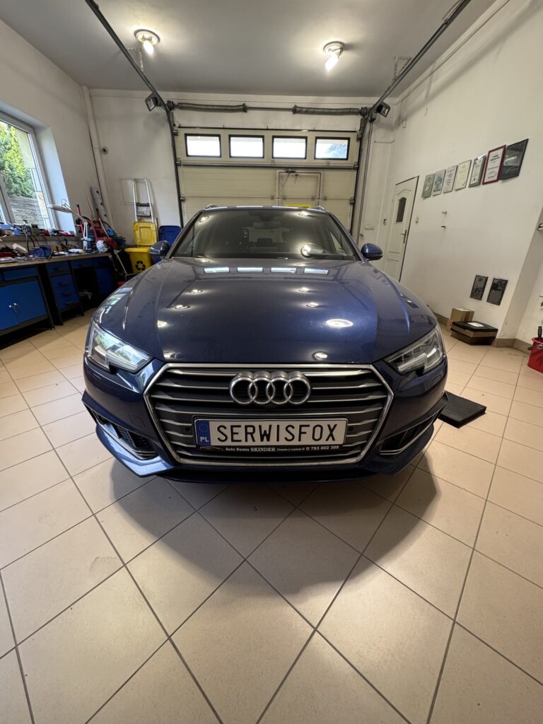 AUDI A4 - realizacja montażu SerwisFox