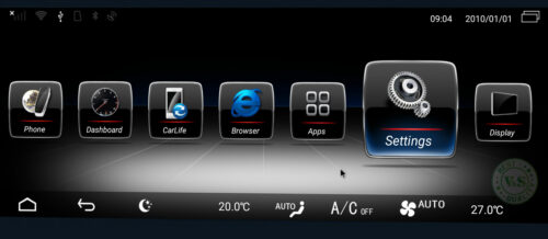 Stacja Multimedialna Android Nawigacja Mercedes C&nbsp;W204 (2011 – 2013) Business Line + PRO