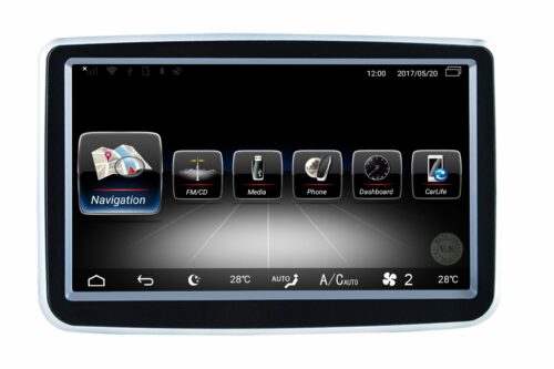 Stacja Multimedialna Android Nawigacja Mercedes A W176 (2011 – 2018) B W246 Business Line + PRO Bezprzewodowy Apple CarPlay oraz Android Auto oraz obsługa Fabrycznego Menu