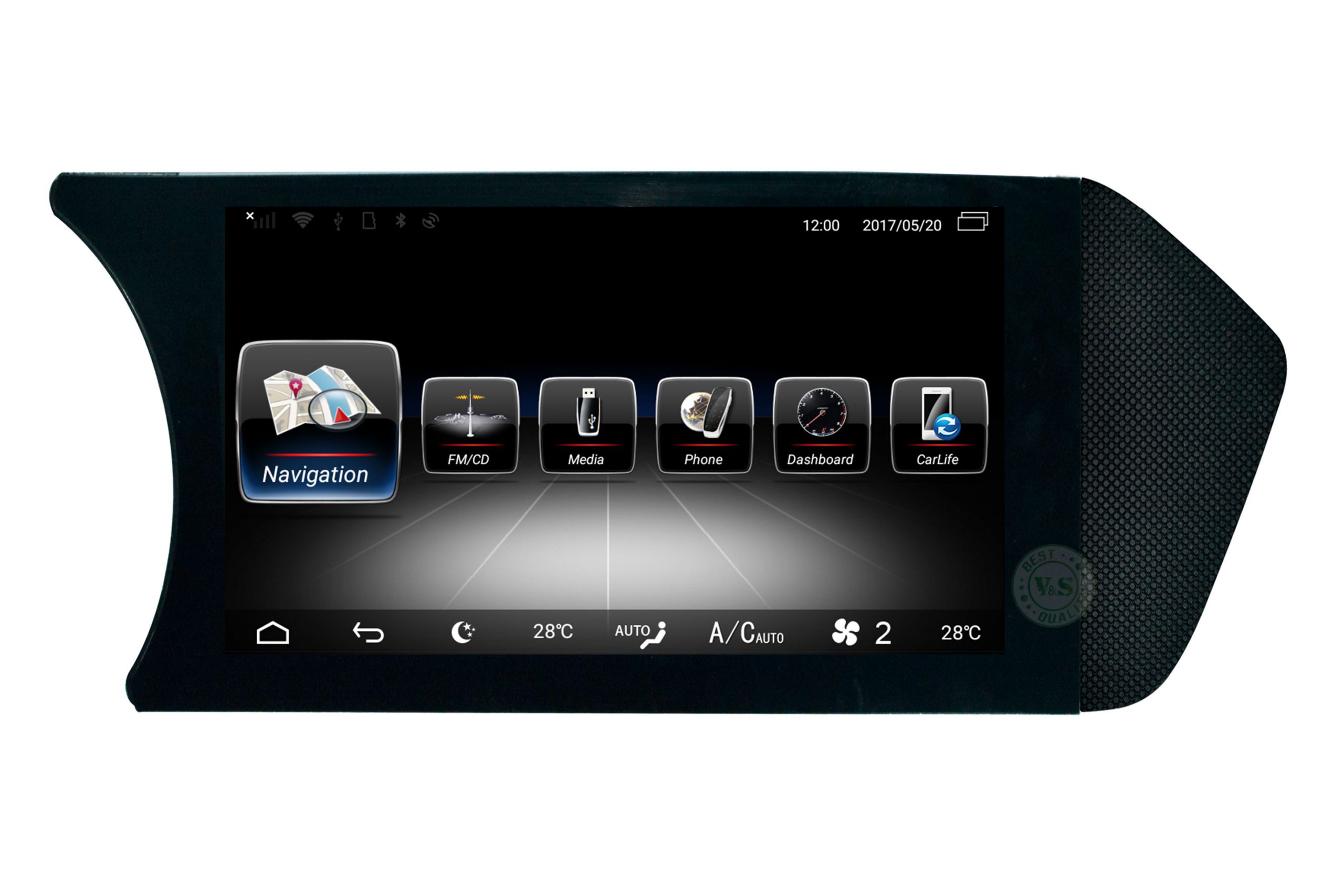 Stacja Multimedialna Android Nawigacja Mercedes C W204 (2011 – 2013) Business Line + PRO