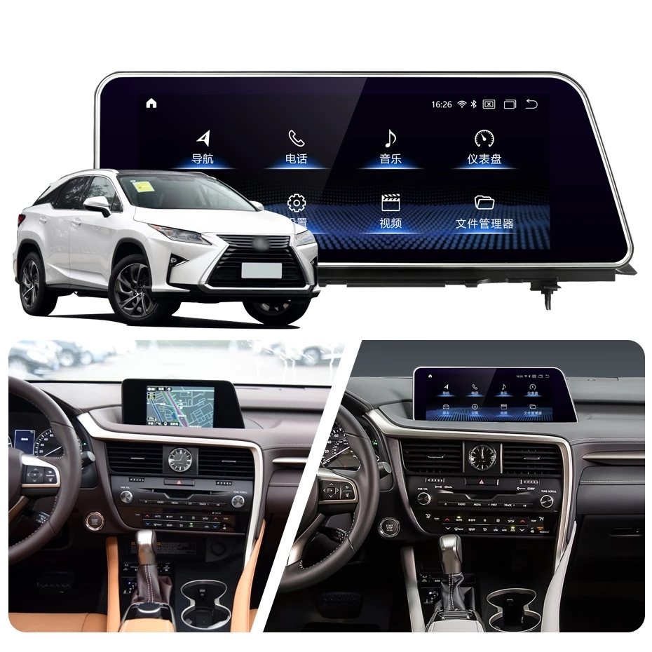 Stacja Multimedialna ANDROID LEXUS RX (2016-2019) 12,3 cala