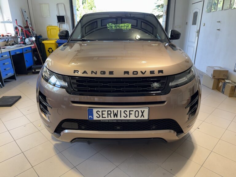 RANGE ROVER EVOQUE - realizacja montażu SerwisFox